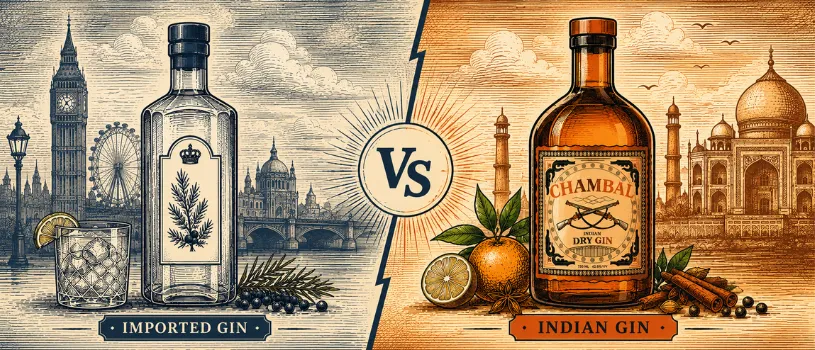 Indian Gin vs Imported Gin: Which One Should You Choose?