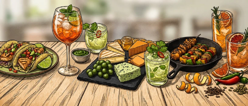 What Food Goes Best With Gin? A Simple Gin & Food Pairing Guide